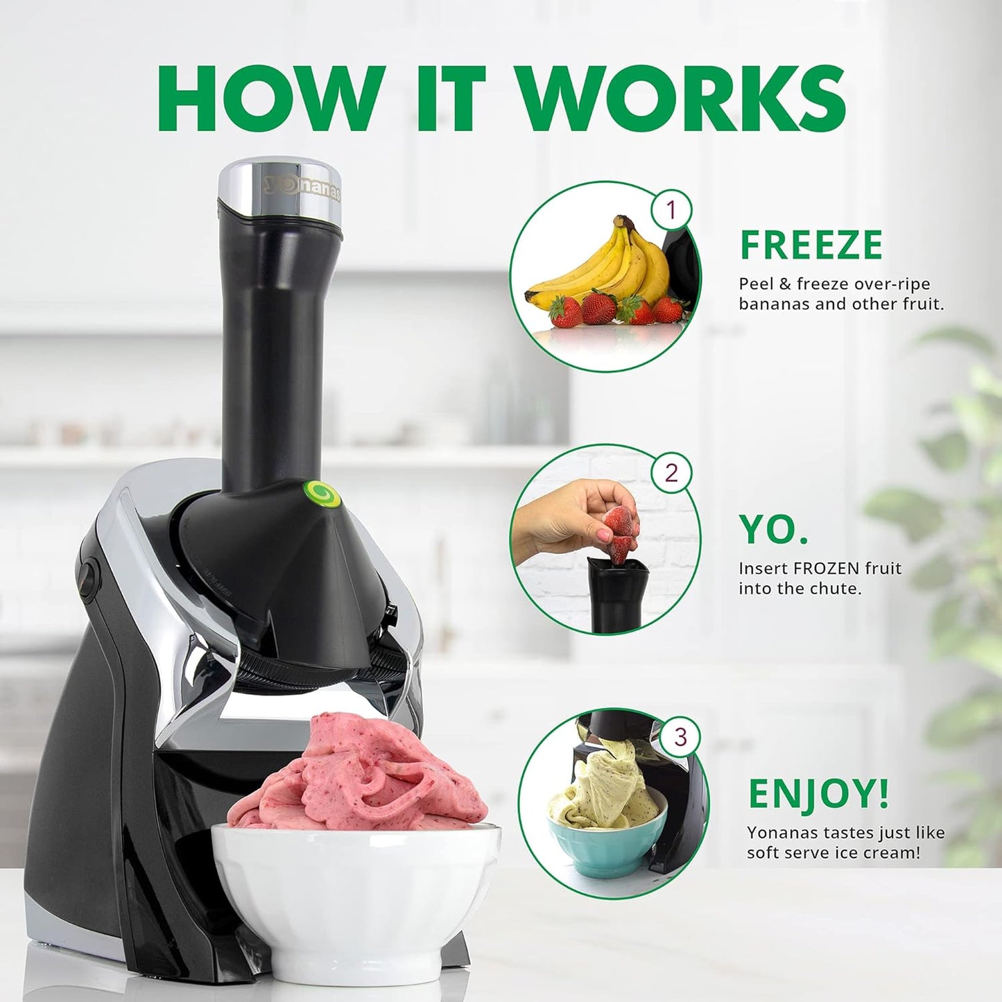 Carmen Fresh Frozen Yogurt / Ice Cream Maker